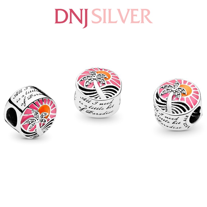 Charm bạc 925 cao cấp, hàng chuẩn bạc - Charm Paradise Sunset thích hợp để mix vòng tay charm - DN276