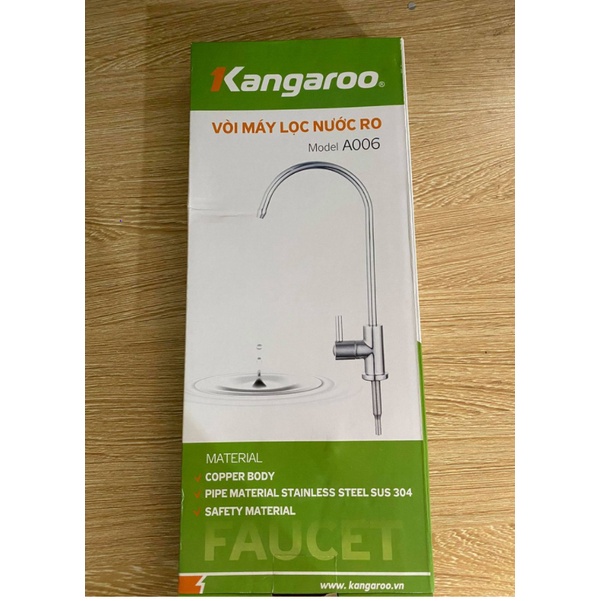 Vòi Gạt Cổ Ngỗng KANGAROO Cho Máy Lọc Nước R.O