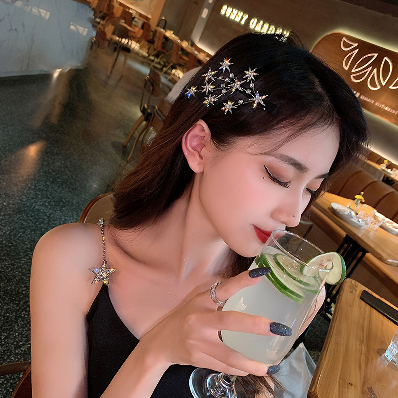 Set 2 Kẹp Tóc Hình Ngôi Sao/Cây Xinh Xắn