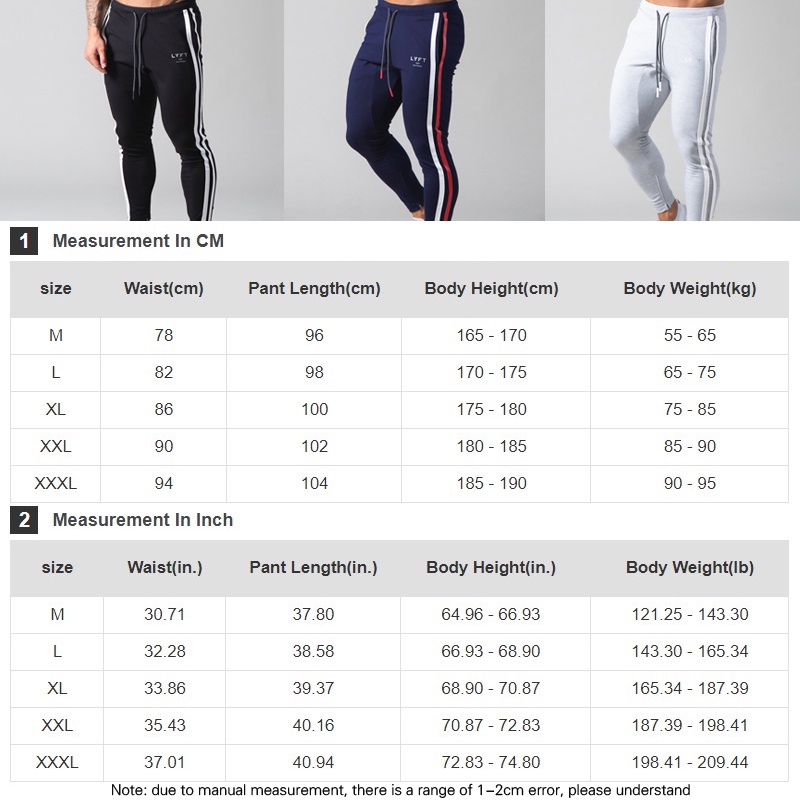 Quần Cotton Thể Thao Kẻ Sọc Thoải Mái Năng Động Cho Nam