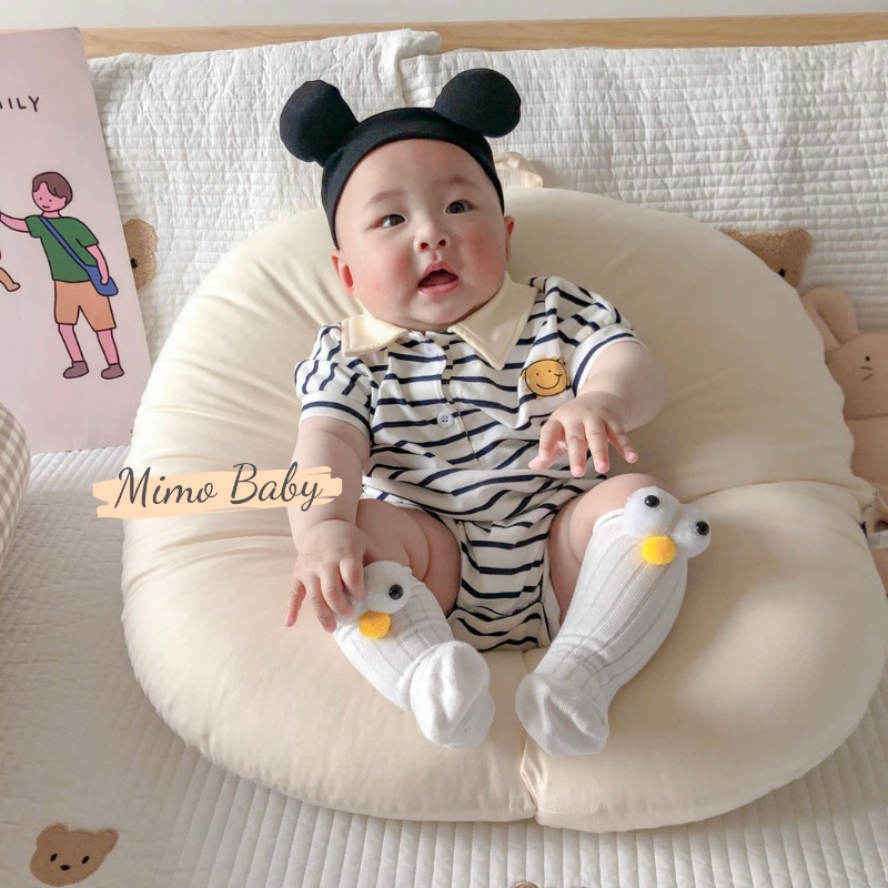 Băng đô, turban tai gấu phồng đáng yêu cho bé BD42 Mimo Baby