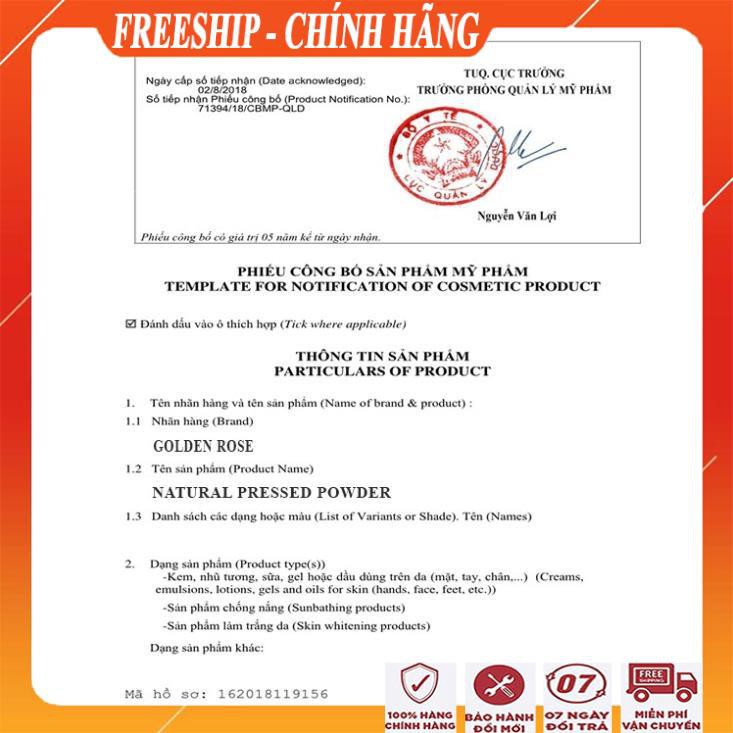 [ FreeShip - HÀNG SIÊU CAO CẤP ] Phấn phủ kiềm dầu siêu mịn siêu đẹp đa năng cao cấp/ Phấn phủ nén tốt golden rose