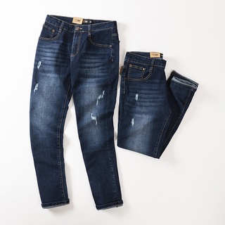 Quần jean nam rách dáng côn H90 cao cấp chất co giãn, trẻ trung J074