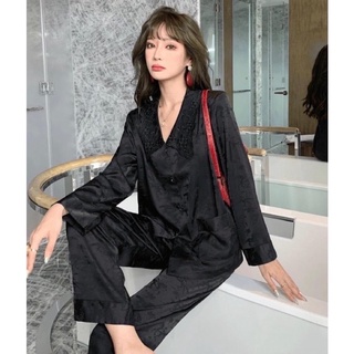 Bộ lụa mặc nhà tiểu thư xinh xắn
