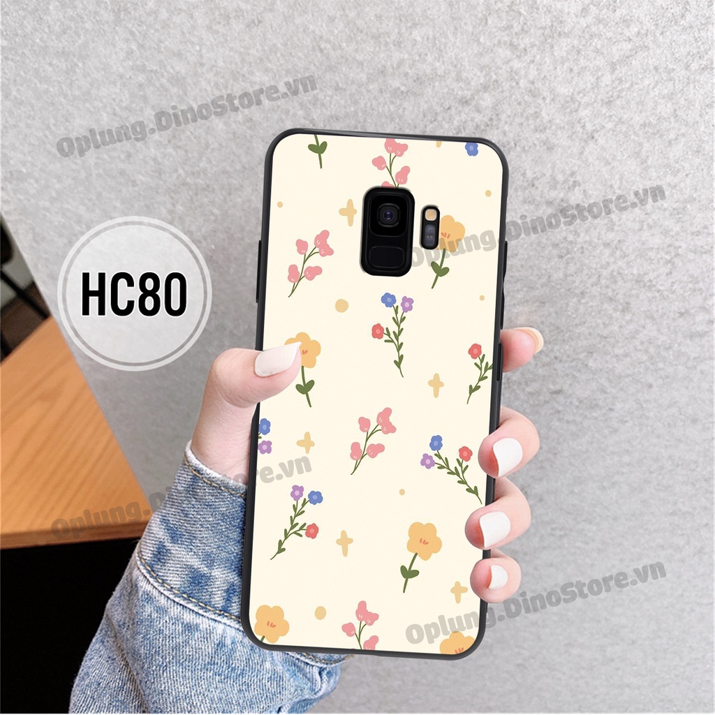 Ốp lưng Samsung S9 - Samsung S9 Plus  in hình hoa nhỏ basic dễ thương dáng bo viền chức năng bảo vệ camera bền đẹp.