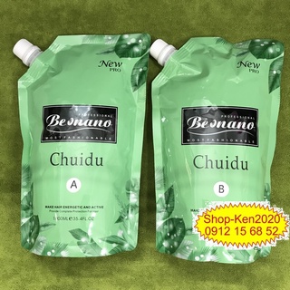 [Túi lẻ] Duỗi ép tóc thơm Chuidu Beonano 1000ml x2