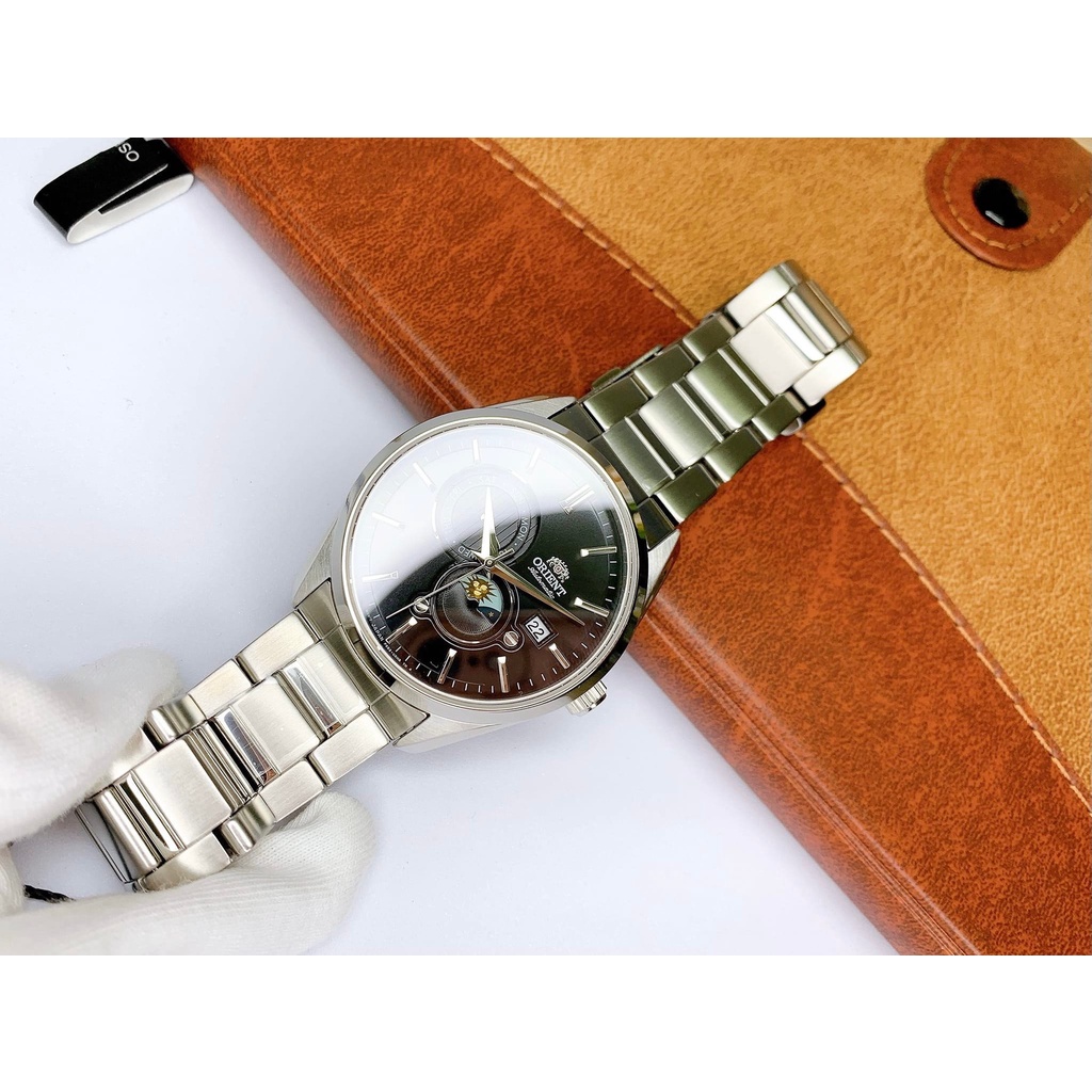 Đồng Hồ Nam ORIENT Sun & Moon Gen 5 Ver2 RA-AK0307B10B   Chính Hãng Tặng Dây Da Cao Cấp