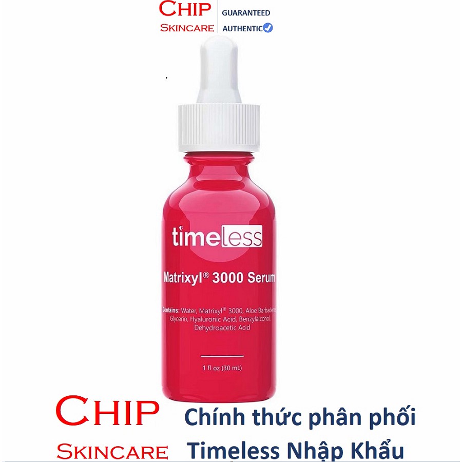 Chống Lão Hóa Serum Timeless Matrixyl 3000 [ M3000 ] 30ml Chip Skincare