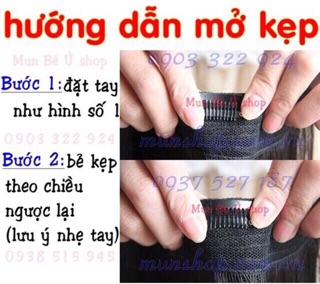 Tóc giả kẹp mái che hói❤️💕
