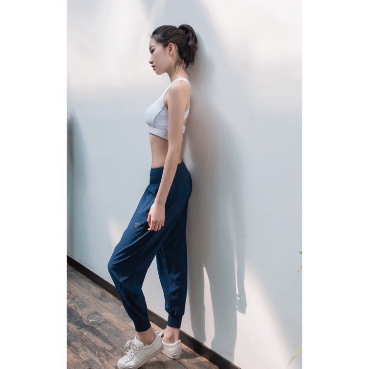 Quần Tập Gym LUHAZO jogger nữ dài rộng thể thao quần bo ống nữ mùa hè yoga erobic F18-59CK TK2T101