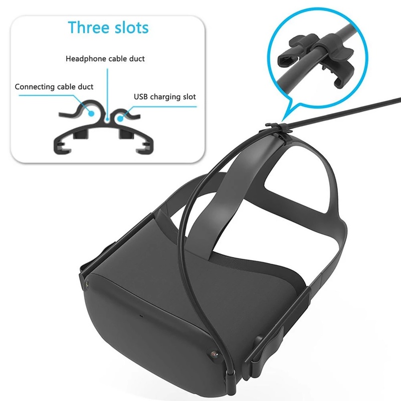 Bộ 2 Kẹp Cố Định Dây Cáp Tai Nghe Oculus Quest 1/ 2