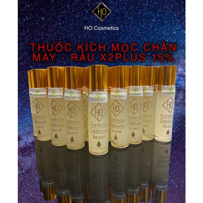 [NHÀ PHÂN PHỐI]Sản Phẩm Mọc Chân Mày Râu Ho X2Plus &amp; X3Plus 10ML