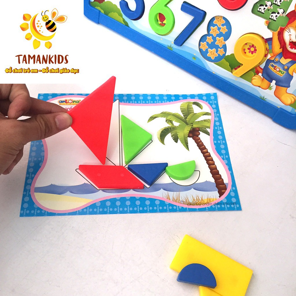 Bảng Học Số Và Hình Khối Có Nam Châm Giúp Bé Phát Triển Khả Năng Toán Học