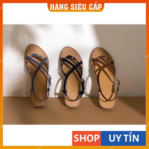 Giày SANDAL đế bệt xỏ ngón tán đinh | BigBuy360 - bigbuy360.vn