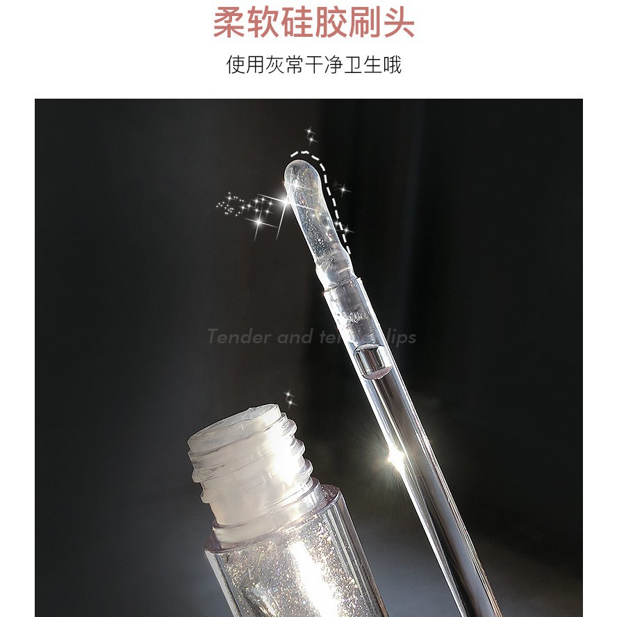 MAXFINE Water Glitter Doodle Lip Gloss trong suốt Son bóng | BigBuy360 - bigbuy360.vn