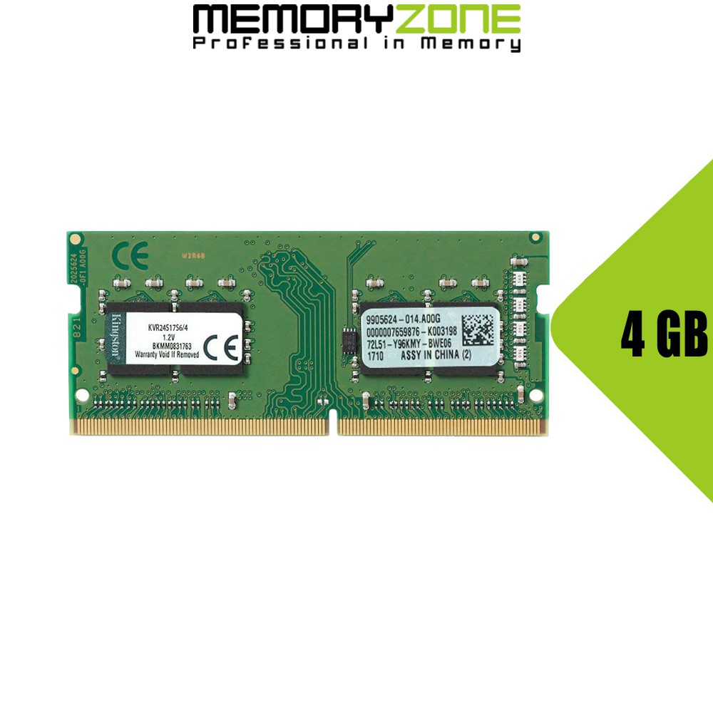 [Mã ELMS05 giảm 5% đơn 300k]Ram Laptop Kingston DDR4 4GB Bus 2400 KVR24S17S6/4