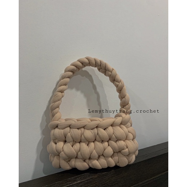 BLOOM SHOULDER BAG - TÚI LEN BÔNG HANDMADE