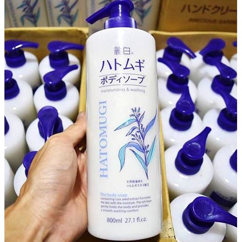 Sữa tắm dưỡng da Hatomugi Moisturizing Washing 800ml | BigBuy360 - bigbuy360.vn