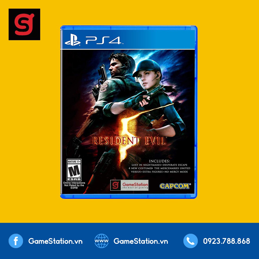 Đĩa Game Sony Resident Evil 5