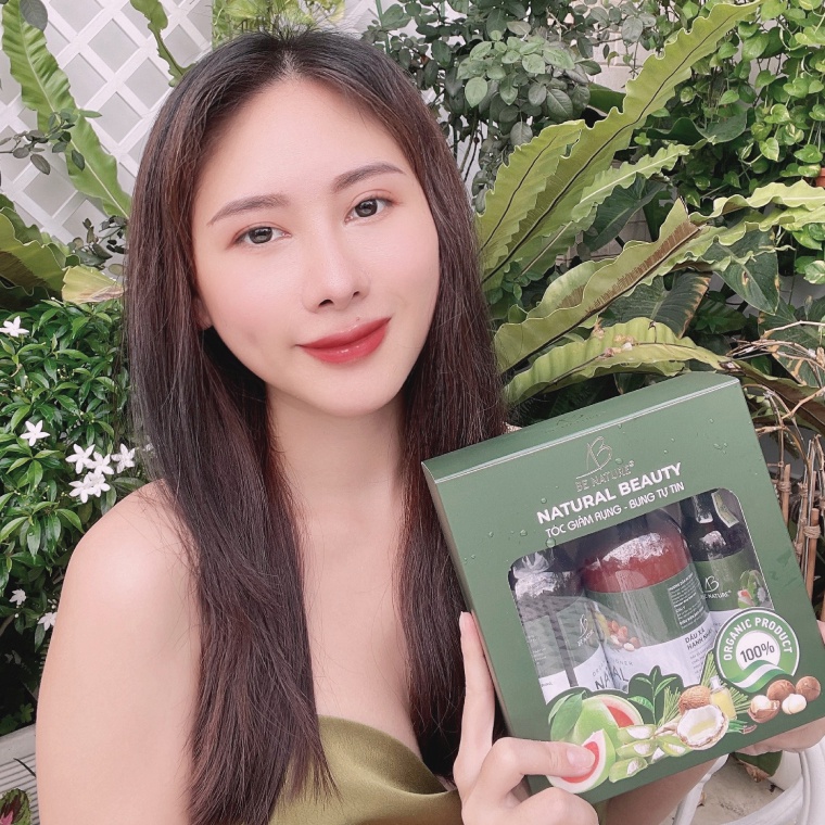 Combo gội xả xịt Be Nature Natural Beauty giảm rụng, kích mọc tóc