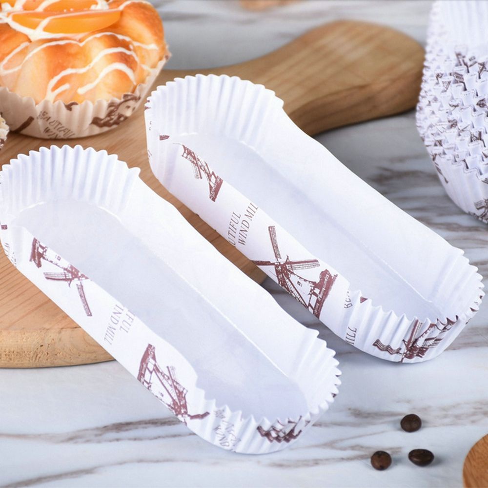 Khay Giấy Đựng Bánh Cupcake Hình Thuyền Chịu Nhiệt Tiện Dụng
