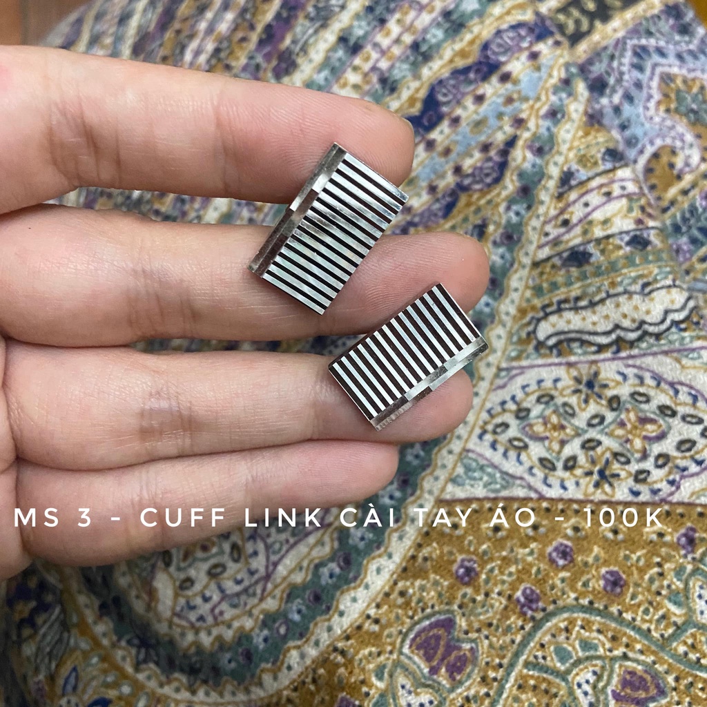 (Link B) Cuff links - Khuy cài măng set tay áo sơ mi