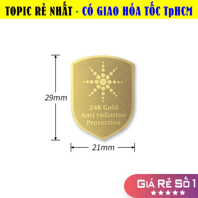 [RẺ HƠN] Miếng Dán Chip Chắn Sóng Điện Tử ngăn cản bức xạ điện từ, triệt sóng giảm tác động của bức xạ gây cho người