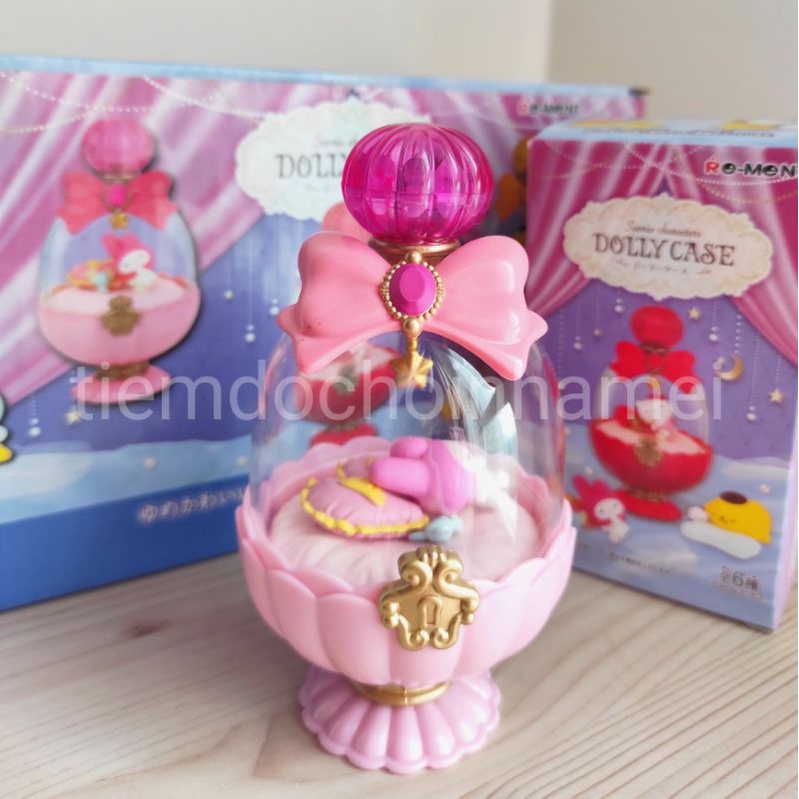 Mô hình blindbox lồng kính Sanrio Dolly Case