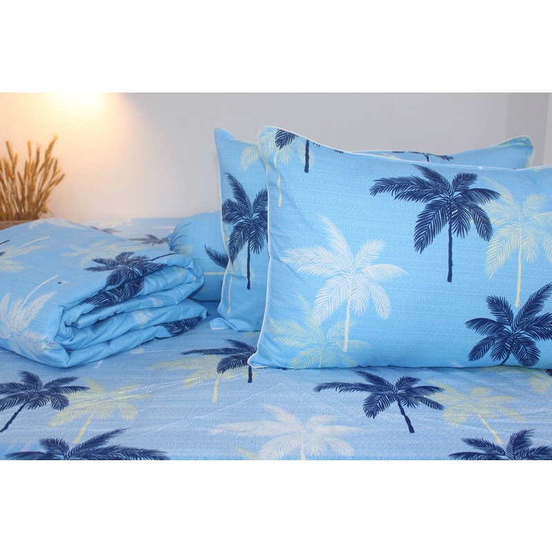drap cotton Thắng Lợi, ga giường cao cấp chuẩn logo ( Cây Dừa)