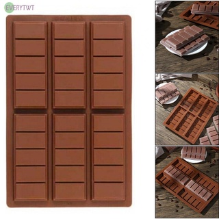 Chocolate Choc Block Cook Mold Ice Tray Non-stick Silicone Bar Break Apart