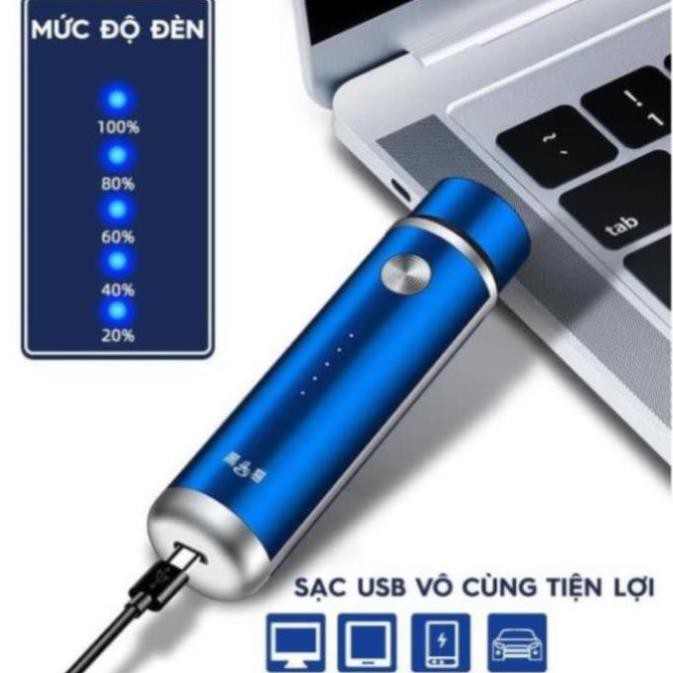 Máy Cạo Râu Điện Mini Cầm Tay FEIHONG tốt nhất - Máy cạo râu cao cấp đa năng giá rẻ - Sạc USB