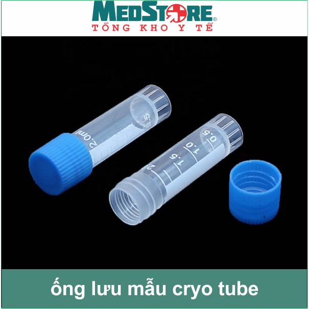 Ống lưu trữ sinh phẩm Cryo Tube nắp xoáy 1,8ml - 5ml