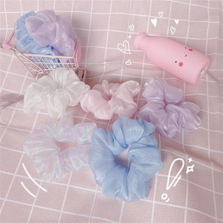 Chun buộc tóc scrunchies dây buộc tóc bling bling handmade