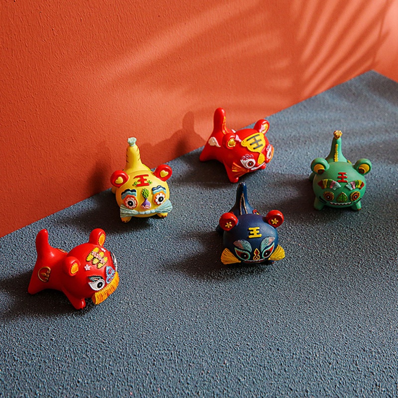 Giá Đỡ Điện Thoại Hình Con Hổ Bằng Nhựa Resin Độc Đáo