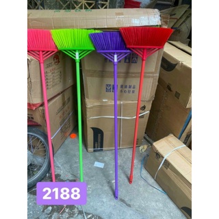 Mua #Hàng loại 1# Chổi nhựa cước quét sân  quét nước cán inox loại dày lưỡi xương cá (ảnh thật)