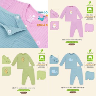 Bộ dài tay cài vai SINGLE KẺ NGANG Lullaby 9-24m _ [BỘ SƯU TẬP THU ĐÔNG 2020]