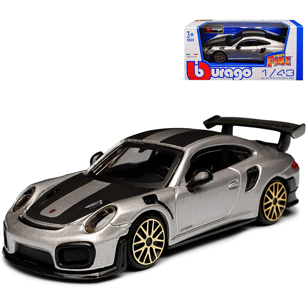 BBURAGO Kkv Mô Hình Xe Hơi Porsche 911 Gt2 Rs 18-30388 Tỉ Lệ 1: 43