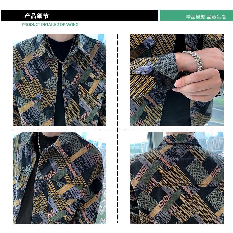 Áo Khoác Dáng Ôm Thời Trang Cao Cấp Cá Tính Cho Nam