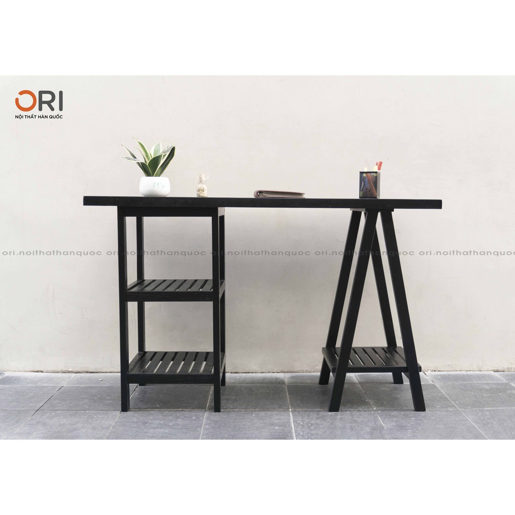 BÀN LÀM VIỆC GỖ CHÂN THÁP - STANDING TOWER TABLE