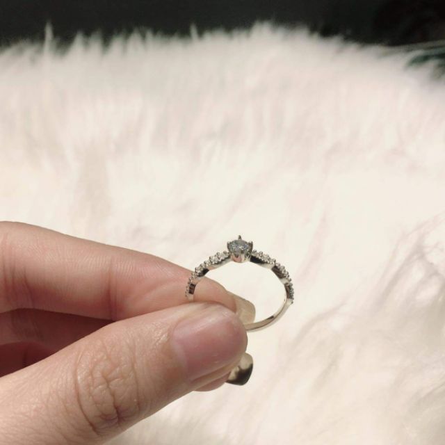 Nhẫn bạc nữ ổ đá vintage
