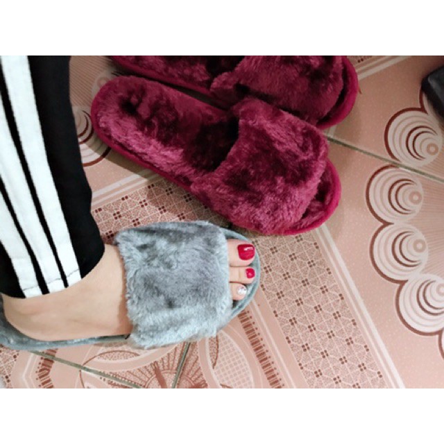 DÉP LÔNG ĐI TRONG NHÀ MỘT MÀU SANG CHẢNH