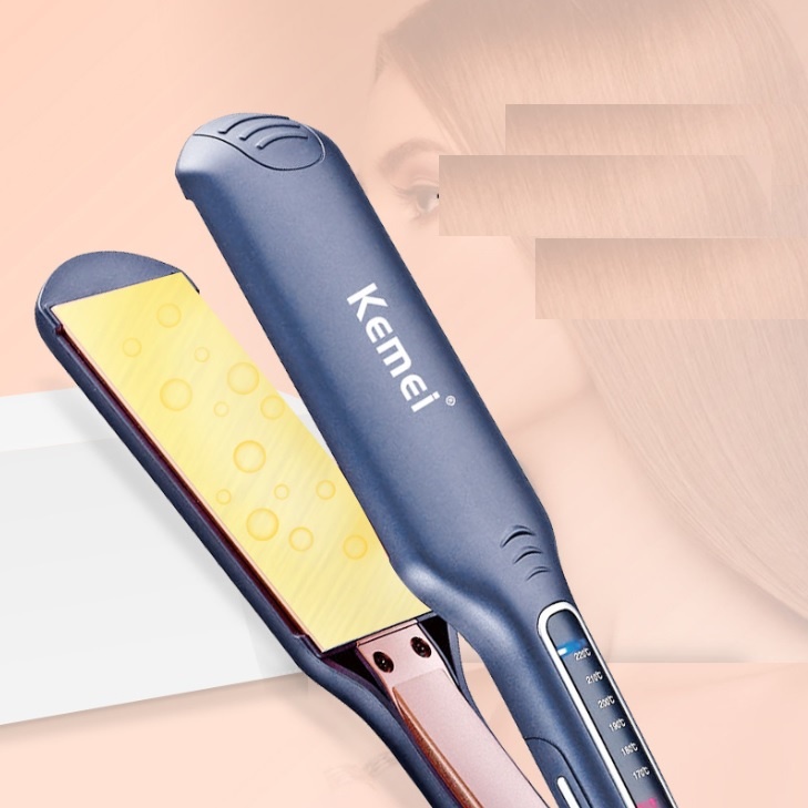 Máy Kẹp Tóc Làm Thẳng Mượt Tóc Với 6 Mức Nhiệt Kemei KM 740
