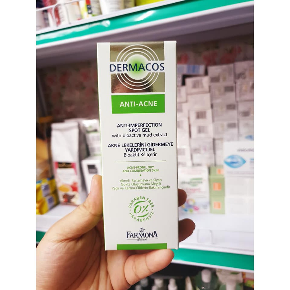 Gel Chấm Mụn Giảm Viêm , Ngừa Mụn Tái Tạo Da DERMACOS FARMONA 15ml | BigBuy360 - bigbuy360.vn