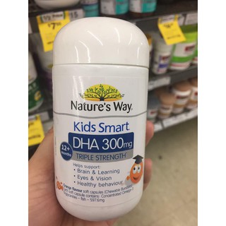 Natures Way Kids Smart Triple Strength DHA 300mg