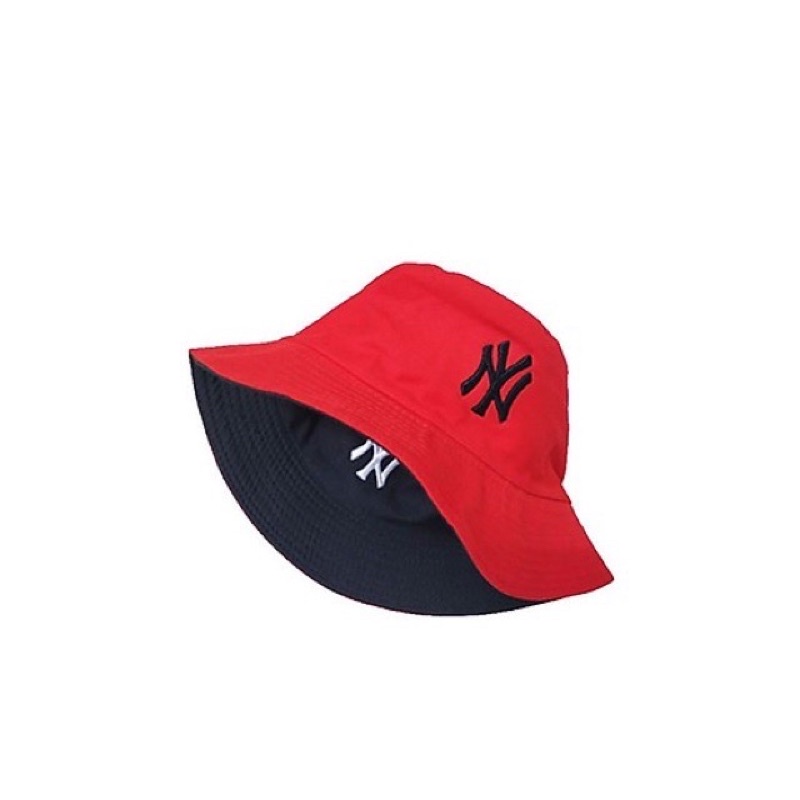 Nón vành bucket nữ, nón bo cụp oát 2 mặt thêu chữ ny