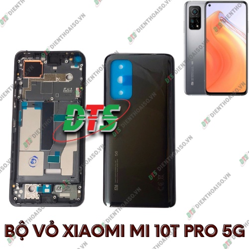 Vỏ bộ xiaomi mi 10t pro xám đen