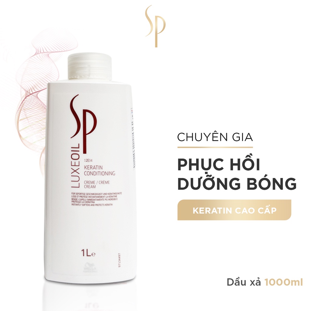 Dầu Xả SP Luxe Oil Keratin Phục Hồi Tóc Cao Cấp, Chăm Sóc Tóc Bóng Khoẻ Từ Gốc Tới Ngọn Conditioning Cream 200ml-1000ml