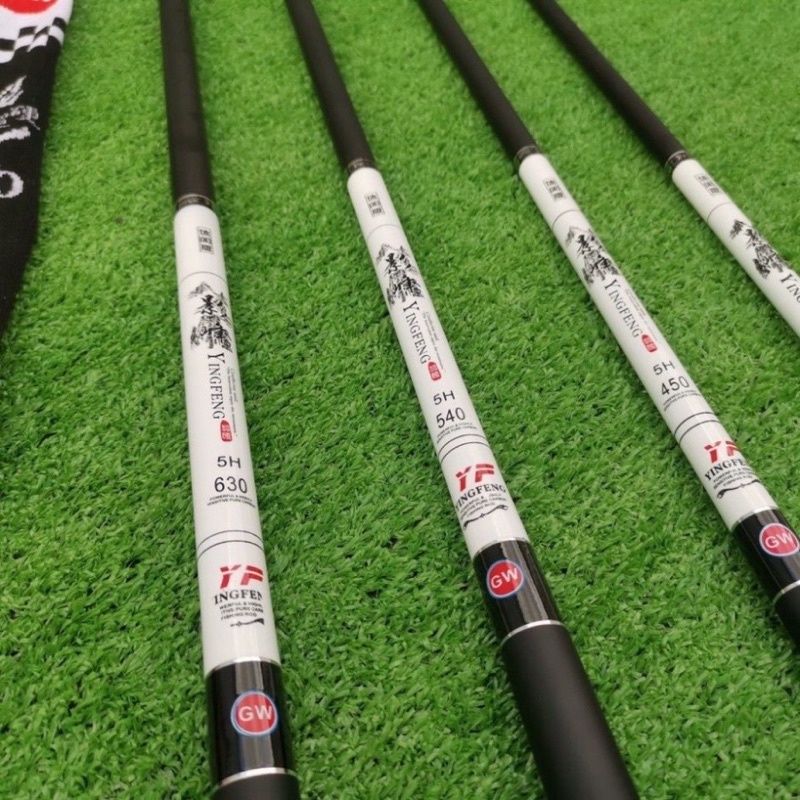Bộ cần câu tay GW Yingfeng 5h khỏe bền đẹp tặng kèm phụ kiện câu cá chuyên câu đơn câu đài
