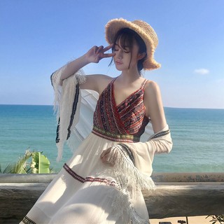 Váy Bohemian thổ cẩm hot