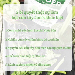 Bột Cần Tây Mật Ong Jan's - 50 g